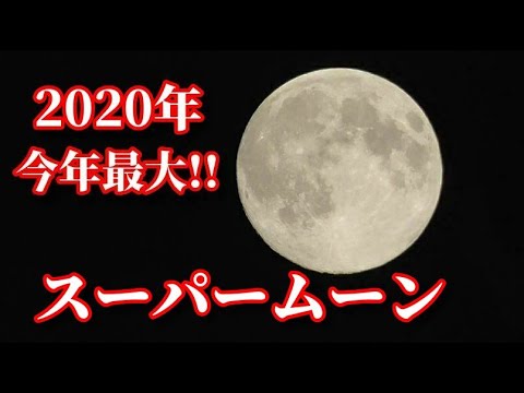 【HD】2020年・今年最大のスーパームーン！！