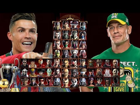 Mortal Kombat 9 - CRISTIANO & JOHN CENA WWE - Expert Tag Ladder - Gameplay @(1080p) - 60ᶠᵖˢ ✔