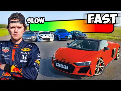 Slow YouTuber, Fast Car vs Pro Driver (feat. @ZacAlsop)