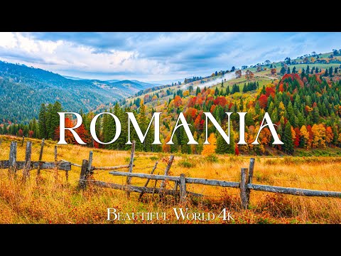 Romania 4K Amazing Autumn Film - Meditation Relaxing Music - Autumn Landscape