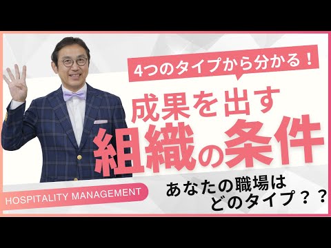 VOL202 成果を出す組織の条件 ～あなたの職場はどのタイプ？４つのタイプからあなたの組織のレベルがわかる！～