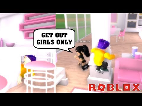 SNEAKING AROUND A GIRLS ONLY HOUSE IN ROBLOX! *Gone Wrong*