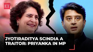 Priyanka Gandhi's jibe on Jyotiraditya Scindia: 'He is short, but his arrogance is wah bhai wah'