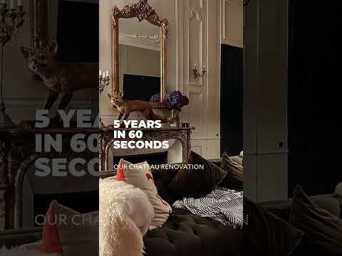 Renovation: 5 Years in 60 Seconds #shorts #diy #france