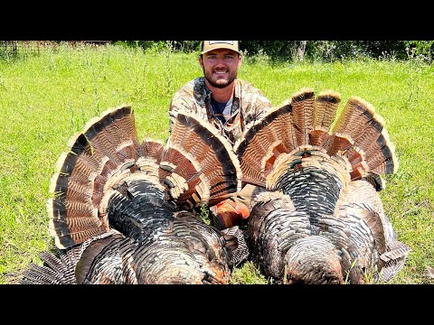 Late Season TURKEY ACTION {Catch Clean Cook} Doubled Up