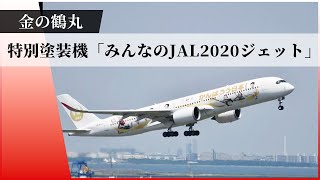 【JAL Group Spirit】特別塗装機「みんなのJAL2020ジェット」3号機が国内線に就航！