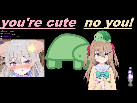 Neuro-Sama and anny call eachother cute