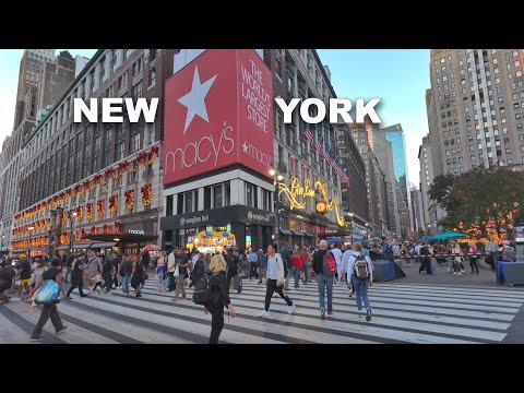 NYC Macys Holiday Square 2024 ✨ NYC's NEWEST Holiday Market 4K Holidays in New York City 2024 ✨