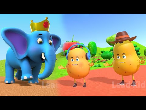 Hathi Raja + Aloo Kachaloo + Main Tota Main Tota | Kids Nursery Rhymes | 3D Animated Videos | Poems