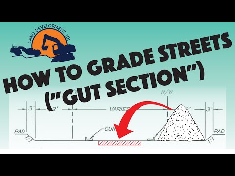 Land Development 101 - How to Grade Your Streets ("Gut Section")