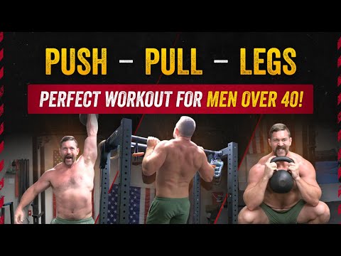 Fit After 40 The PERFECT Single Kettlebell Push Pull Legs Routine | Coach MANdler