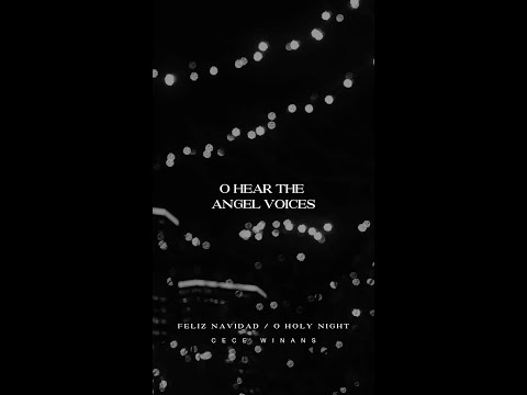 O hear the angel voices 🙏🏽 #FelizNavidad #OHolyNight #JoyfulJoyful