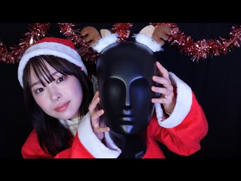 【ASMR】ネイルタッピング、耳かきのプレゼントです🎁🎅