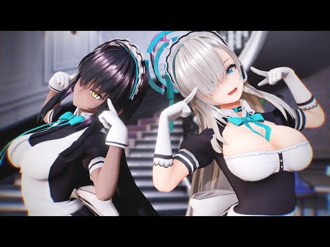 【MMDブルアカ】 愛Dee 【アスナ＆カリン】