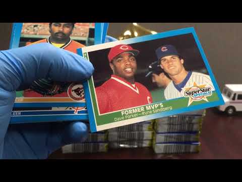 1987 Fleer Baseball Cello Box Break