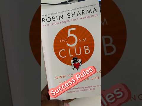 The 5AM Club से सीखें 20/20/20 Rules | Morning Routine | Daily Habits #yt #shortsbeta #habits