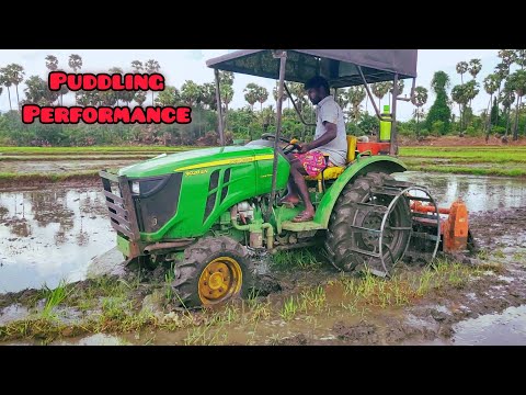 John Deere 3028 EN 28 HP mini tractor puddling performance + user feedback | Agriculture INDIA