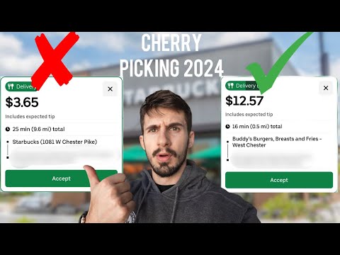 Cherry Picking Uber Eats Orders… Is It Worth It In 2024?!?