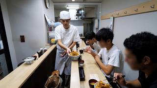 超絶天ぷらラッシュ！わずか２坪の厨房で注文捌く東京下町ワンオペ天丼屋丨Delicious Tempura Restaurants in Japan