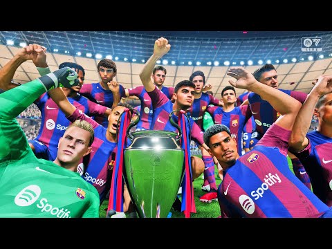 EA SPORTS FC 24 - Champions League Final ⚽️ Barcelona vs Arsenal - PS5 4K Gameplay | Fujimarupes