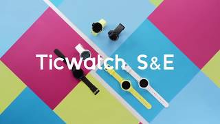 TicWatch S & Ticwatch E, power by google wear OS, Android Wear, Smartwatch