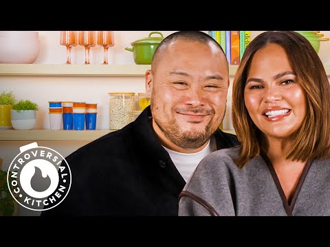 Chrissy Teigen & David Chang Debate The Most Controversial Kitchen Hot Takes | Delish