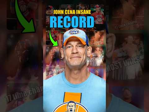 John Cena Insane Record 🫡 #shorts #wrestlekar