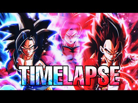 {EDIT TIMELAPSE} “Unrivaled Saiyan's Peak - SSJ4 Goku & SSJ4 Vegeta”