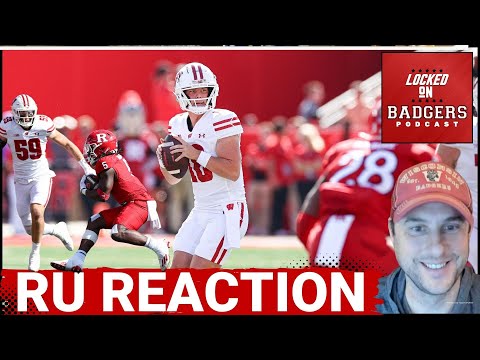 Wisconsin Badgers and Rutgers Scarlet Knights post game live reaction show!