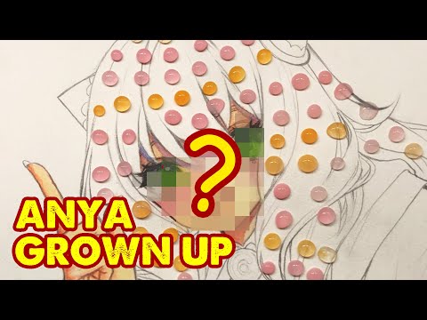 Drawing ANYA FORGER Grown Up - SPY×FAMILY | Huta Chan