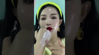 Glowing makeup , beauty secrets, Mekup  Art, look beautiful, lips hack,eye makeup#shorts