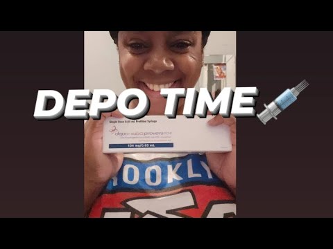 Watch Me Take My Depo Shot At Home💉🩸🩹 #educational #purposes