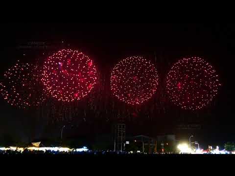 中華民國109年國慶．台灣 台南 國慶北區煙火秀-PART-2(JEFF 4K VIDEO ) 2020 Taiwan Tainan National Day  Fireworks Show