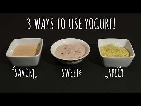 PLAIN VEGAN YOGURT 3 DIFFERENT WAYS