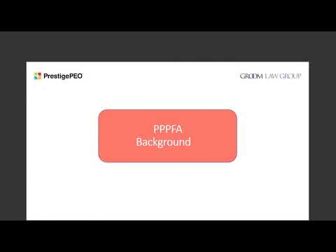 COVID 19 Webinar The Latest on PPP and Returning to the Workplace