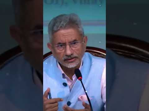 EAM Jaishankar talks about going to Pakistan for SCO summit. #shorts