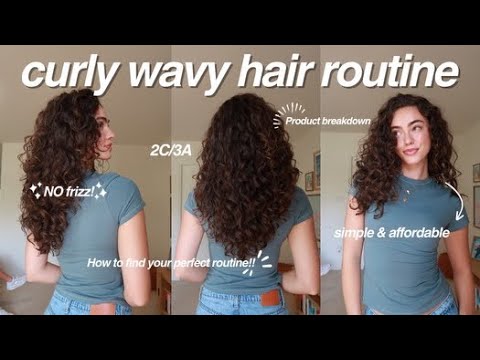 CURLY/WAVY Hair Routine 2024 | products, technique, find your perfect hair routine!!