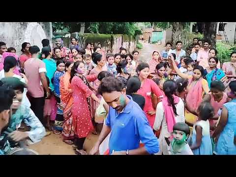 Ganesh puja Dance 2022Sambalpuri Desi melody Baja !! Sambalpuri folk dance Village dance