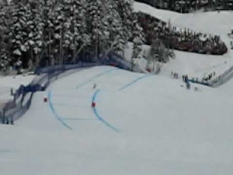 Bode Miller - bronze medal downhill run (start gate)