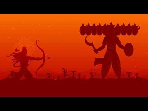 Vijayadashami, Dussehra, Dasara, Hindu festival, Celebration, Shri Ram Animation, Ravan Vadh