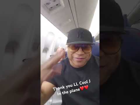 LL COOL J THANK YOU FOR THE VERY SHORT MESSAGE I LL COOL J IN THE PLANE @LLCoolJ