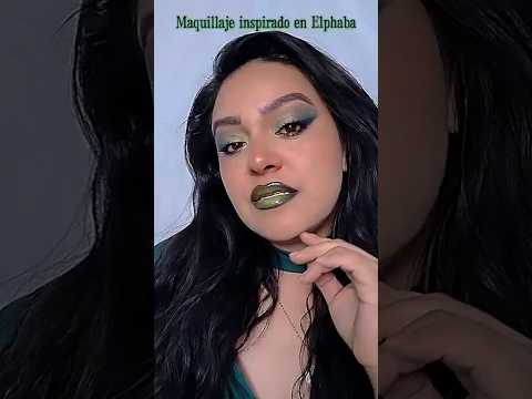 Maquillaje inspirado en Elphaba 💚🧹 #wicked #elphaba #makeup #inspiredmakeup #maquillaje