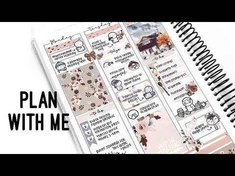 Plan With Me: Last Fall Spread of the Year! (Ft. Twolilbees and Lightsplanneraction)