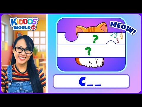 Guess the Item Puzzle from A-Z - Alphabet Surprise Puzzle and Sound Solving Game with Miss V