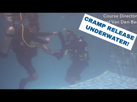 Cramp Release Scuba Diving • PADI Open Water Diver Course - Scuba Diving Tips