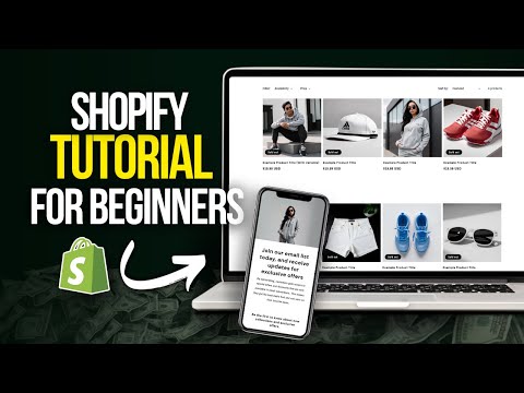 SHOPIFY STORE TUTORIAL For Beginners | Website Tips, Tricks & Page Design