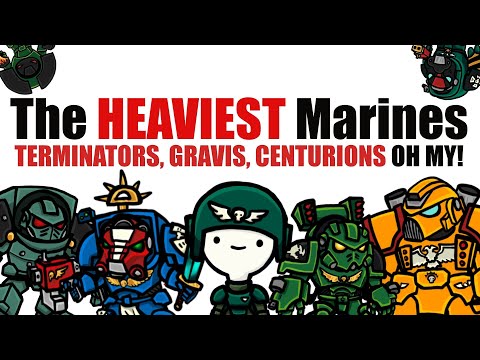 The HEAVIEST Space Marines: Terminators, Gravis, and Centurions | Warhammer 40k Lore