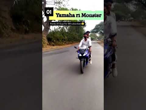 #Yamaha r15v3 Thanks All #Guys For 100 Subscribers🙏🥺