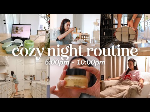 🌙 My Cozy Night Routine | Cooking, Cleaning, & Simple Self-Care