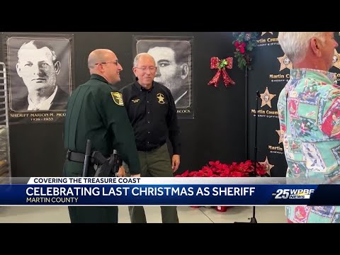 'It's bittersweet': Martin County Sheriff's last company Christmas luncheon as top cop